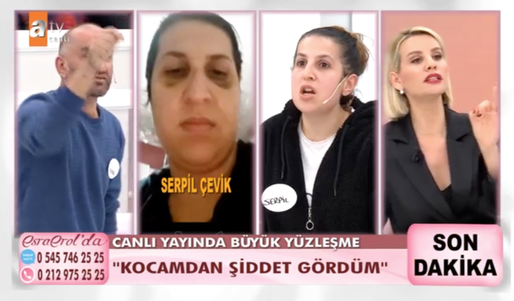 esra erol da programinda yasin corak serpil cevik olayinda esra erol un uzerine yurudu